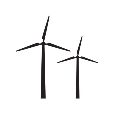 simge vektör çizim yel değirmenleri