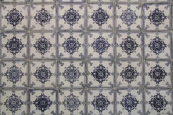Традиционная плитка Лисбон фон — стоковое фото