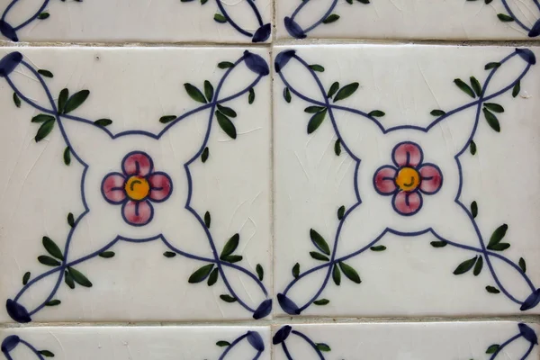 Carreaux de lisbon traditionnel fond — Photo