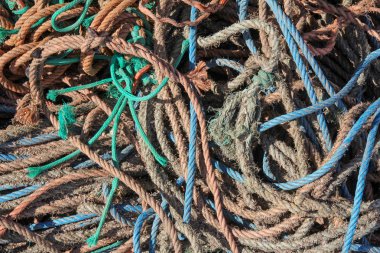 renkli gemi halatı arka plan