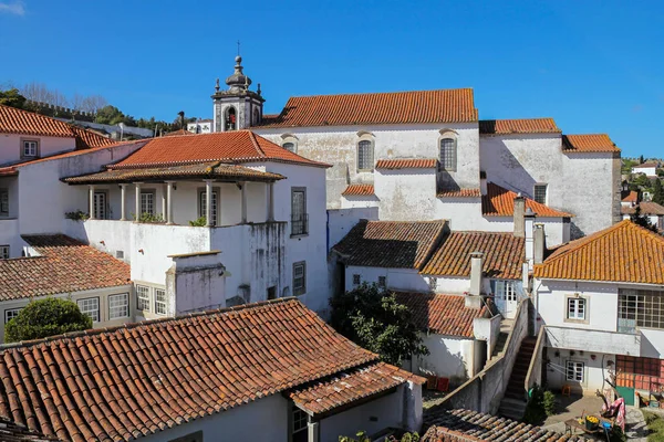 Obidos- beautiful medieval town, very popular tourist destination in Portugal — Stock Photo, Image