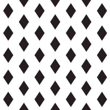 siyah ve beyaz rhombus tasarlamak vektör çizim