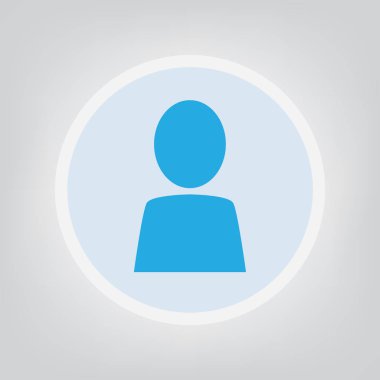 Avatar kişi simge vektör çizim