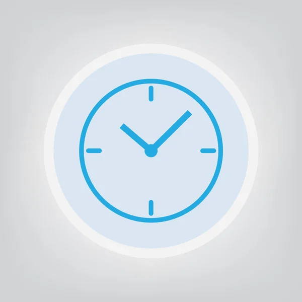 Horloge icon- illustration vectorielle — Image vectorielle