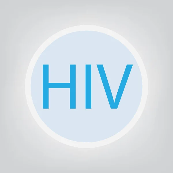 Hiv (ひと免疫不全ウイルス) の概念ベクトル図 — ストックベクタ