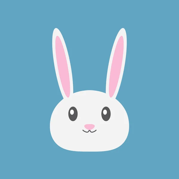 Tête de lapin de Pâques icon- illustration vectorielle — Image vectorielle