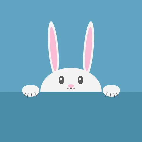 Happy easter bunny- vector illustration — Stock Vector