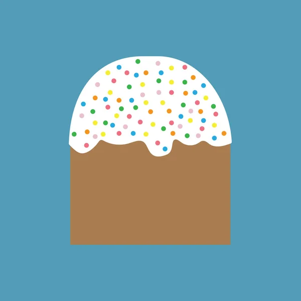 Easter cake icon- ilustração vetorial — Vetor de Stock