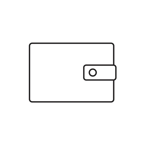 Portemonnaie Icon - Vektor Illustration — Stockvektor