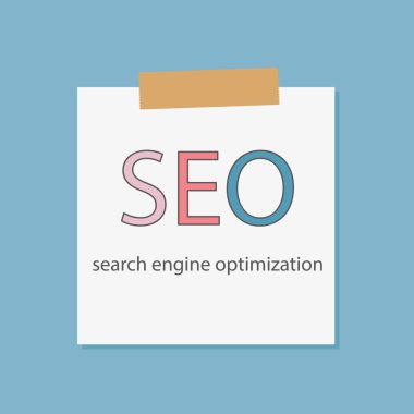 defter kağıt-vektör çizim içinde yazılı seo (arama motoru optimizasyonu)