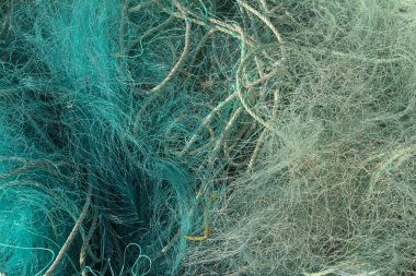 Mavi ağlar arka plan Balık tutma