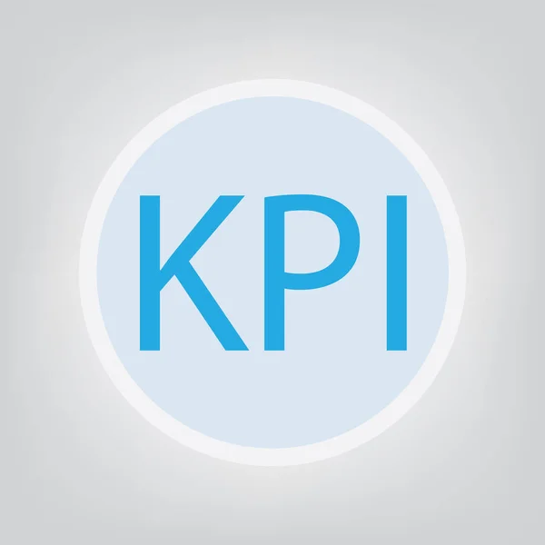 Kpi (Key Performance Indicator) Konzept - Vektorillustration — Stockvektor