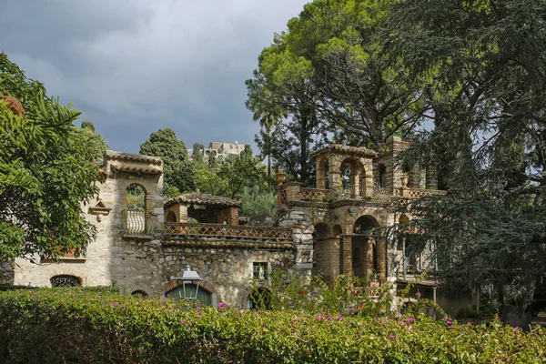 Villa Comunale- public park in  Taormina, Sicily,  Italy — Stock Photo, Image