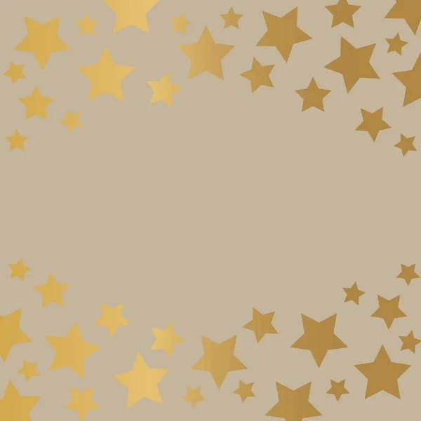 Estrellas doradas fondo vector ilustración — Vector de stock