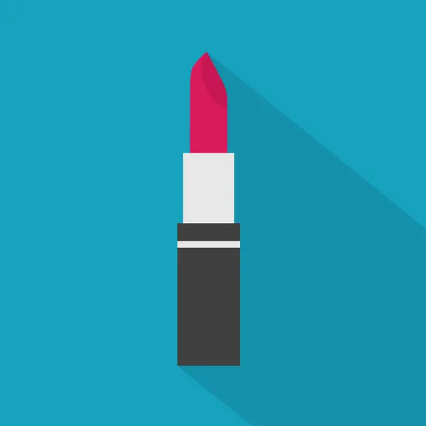 Rouge à lèvres rose icon- illustration vectorielle — Image vectorielle