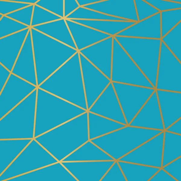 Textura poligonal dorada - ilustración vectorial — Vector de stock