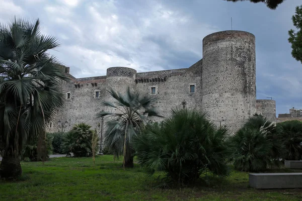 Castello Ursino, zamek w Katanii, Sycylia, Włochy — Zdjęcie stockowe