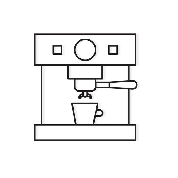 Coffe machine icon- vector illustration — Stock Vector