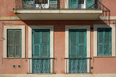 facade of typical italian building