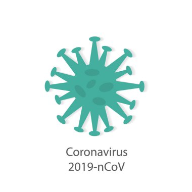 Yeni Çin Coronavirüsü 2019-ncov konsepti - vektör illüstrasyonu