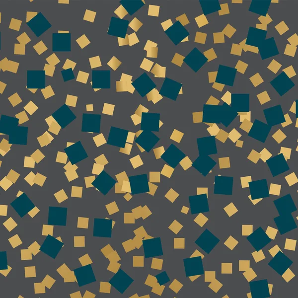 Fondo de confeti dorado- ilustración vector — Archivo Imágenes Vectoriales