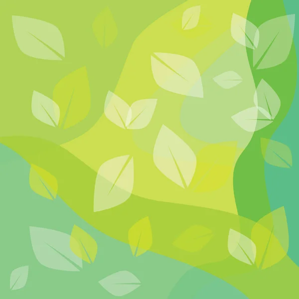 Primavera naturaleza fondo vector ilustración — Vector de stock