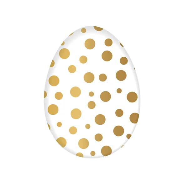 Golden easter egg icon- illustration vectorielle- illustration vectorielle — Image vectorielle