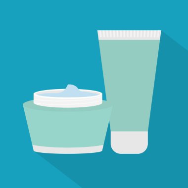 krem kozmetik simge-vektör çizimi