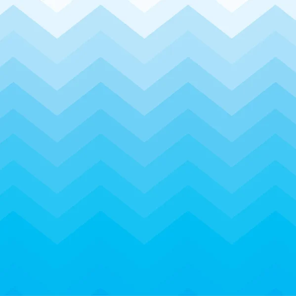 Zig Zag Bleu Fond Géométrique Illustration Vectorielle — Image vectorielle