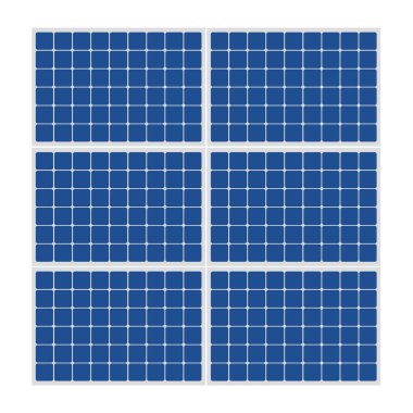 Güneş paneli arka plan vektör illüstrasyonu