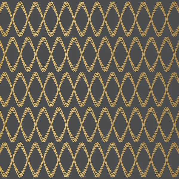 エレガントな黄金のパターン ベクトル図 — ストックベクタ