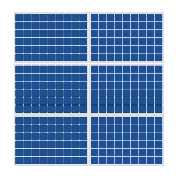 太陽電池パネルの背景 ベクトル図 — ストックベクタ