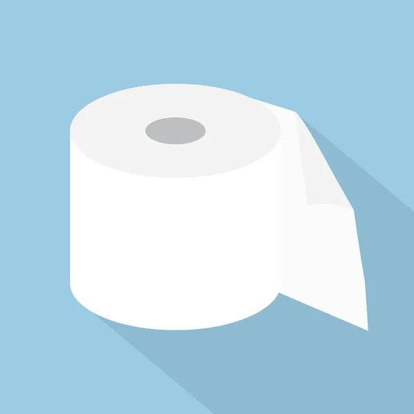 Tuvalet Kağıdı Rulosu Simge Vektör Illüstrasyonu — Stok Vektör