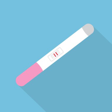 hamilelik testi simgesi - vektör çizimi