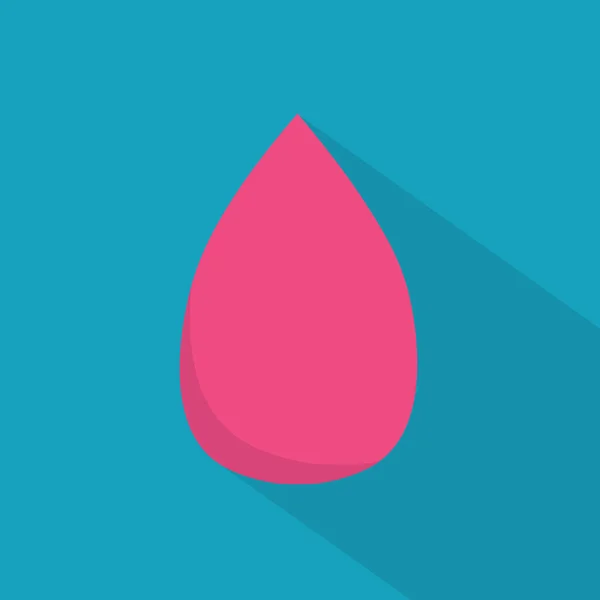 Ροζ Σφουγγάρι Μακιγιάζ Διανυσματική Απεικόνιση — Διανυσματικό Αρχείο