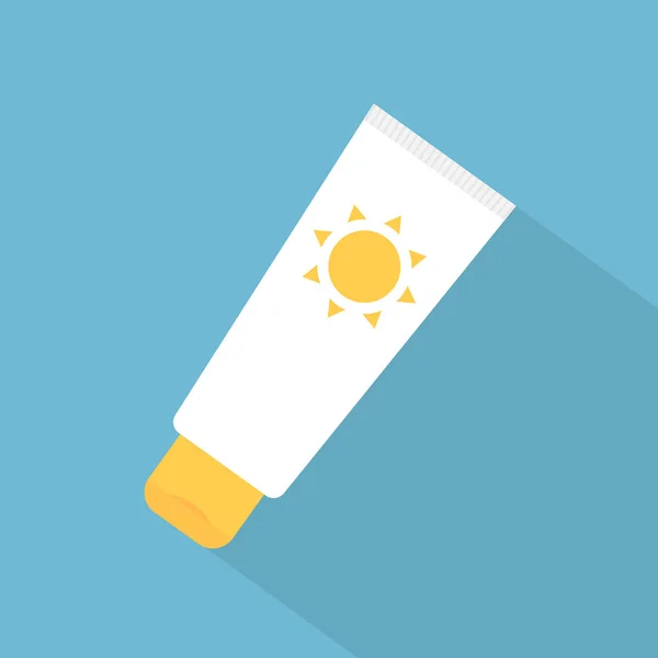 太陽の保護化粧水のアイコン ベクトル図 — ストックベクタ