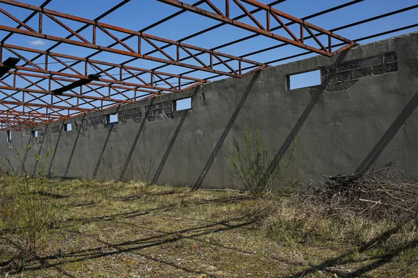 Antigua Construcción Almacén Abandonado — Foto de Stock