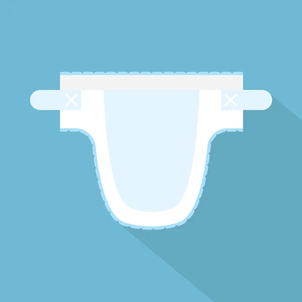 Baby Diaper Icon Vector Illustration — Stock Vector