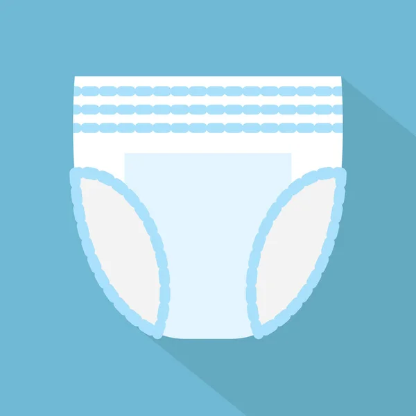 Urinary Incontinence Diaper Icon Vector Illustration — Stock Vector