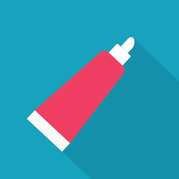 Rosa Lipgloss Tube Icon Vektor Illustration — Stockvektor