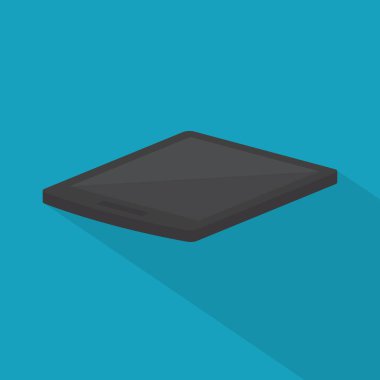 e-kitap okuyucu - vektör illüstrasyonu