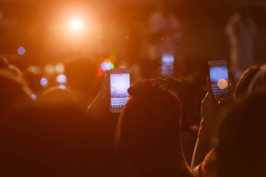 Etkinlik insanları canlı video festivali müzik konseri