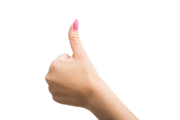 Woman Hands gestures — Stock Photo, Image