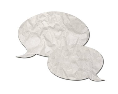 Kağıt konuşma balonları