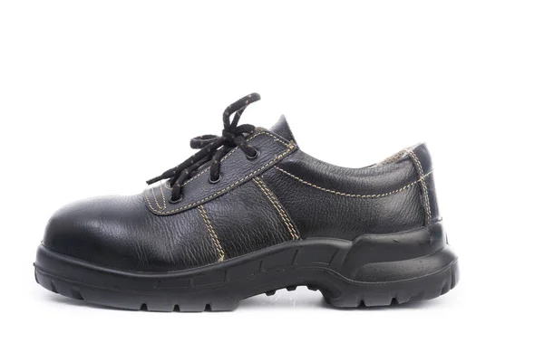 Black Safety Shoe Isolated — Stock Photo, Image