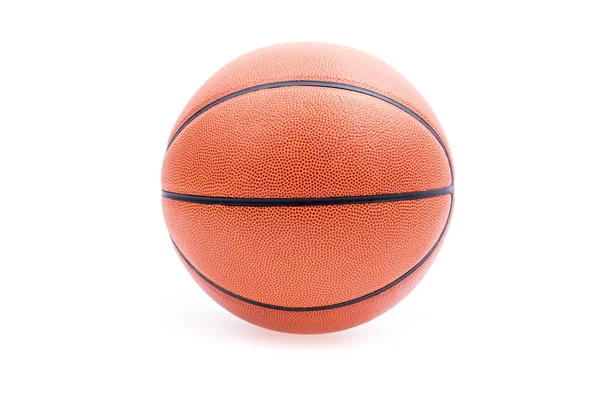 Basquete Basquete Bola Isolada Sobre Fundo Branco — Fotografia de Stock