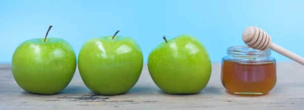 Hari Libur Yahudi Apel Rosh Hashanah Pada Foto Tersebut Memiliki — Stok Foto