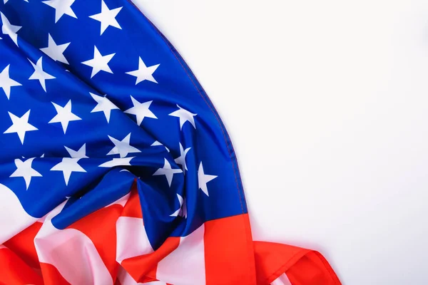 Martin Luther Kung Dag Platt Låg Ovanifrån Amerikansk Flagga Vit — Stockfoto