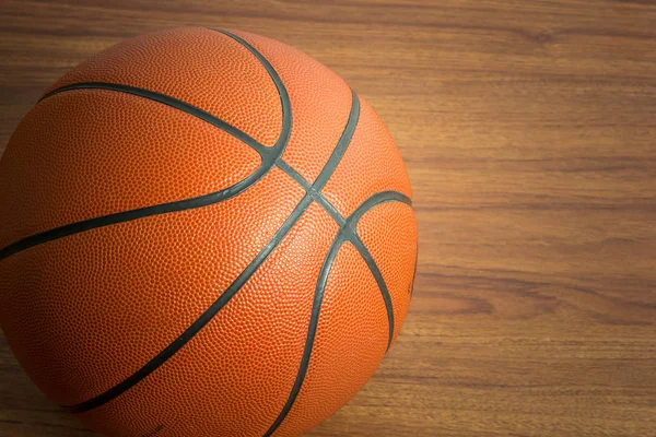 Close Basketball Wooden Floor Background — Stockfoto