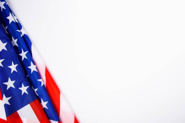 Başkanlık Günü Konsepti, düz manzaralı, Amerika Bayrağı